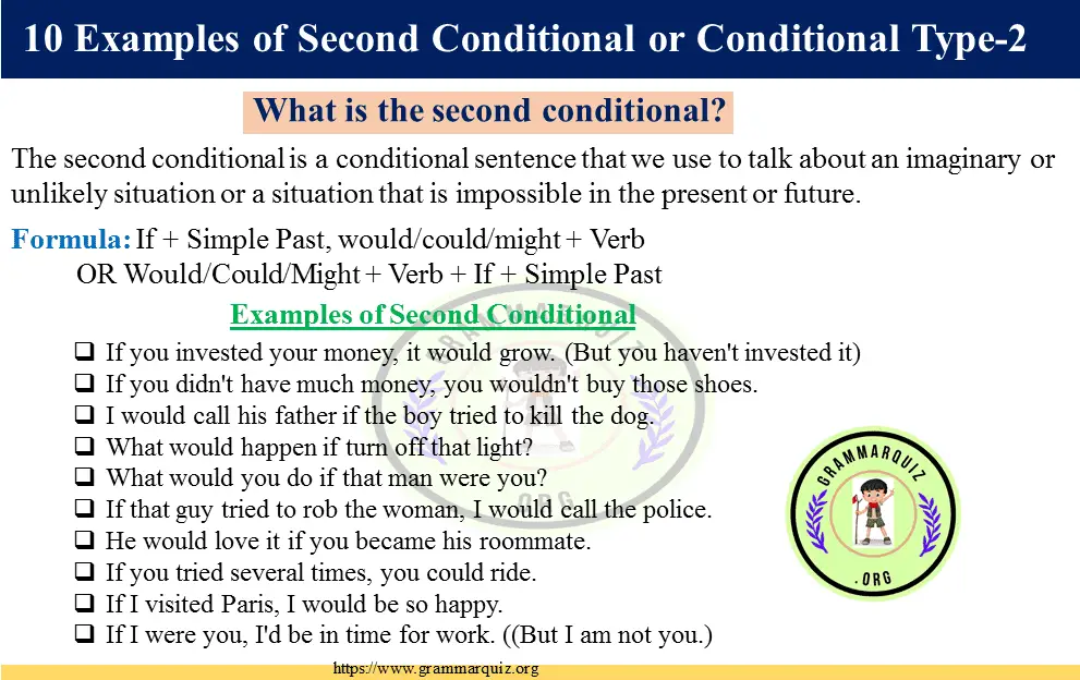 10 Examples of Second Conditional